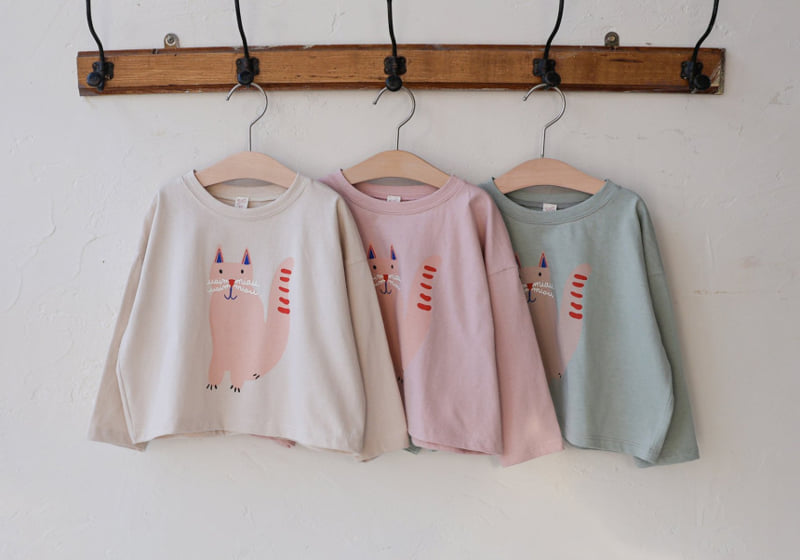 Flo - Korean Children Fashion - #littlefashionista - Cats Tee