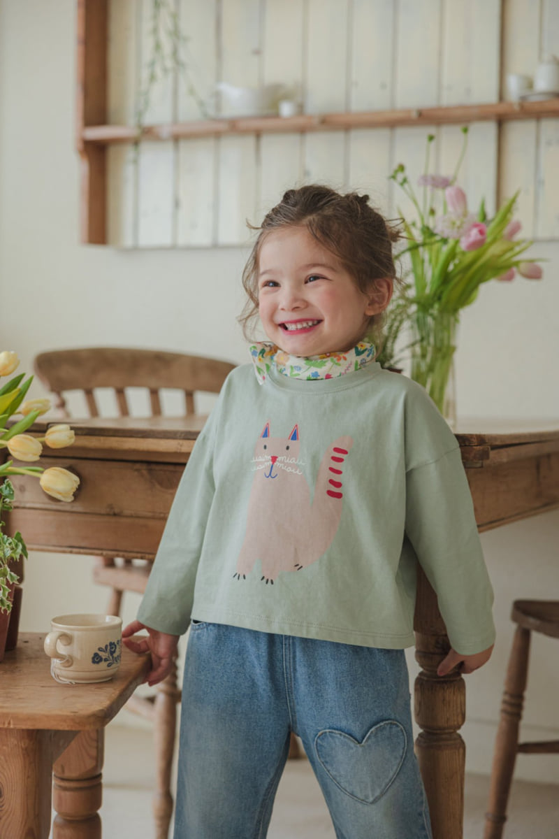 Flo - Korean Children Fashion - #magicofchildhood - Cats Tee - 2