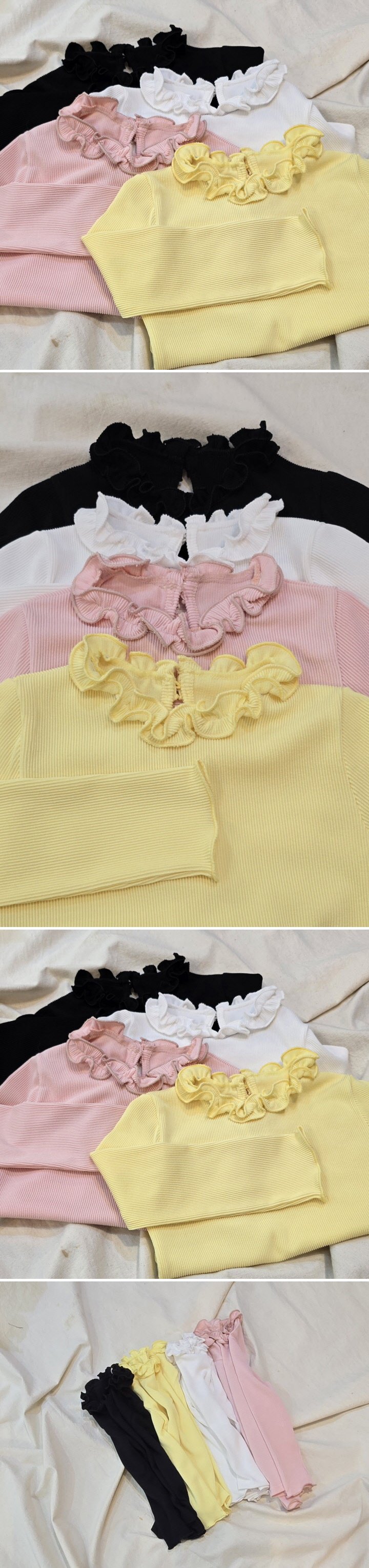Flower J - Korean Children Fashion - #childofig - Spring Frill Tee