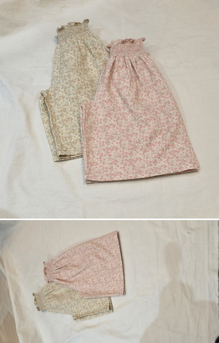 Flower J - Korean Children Fashion - #designkidswear - Smoke Flower Pants