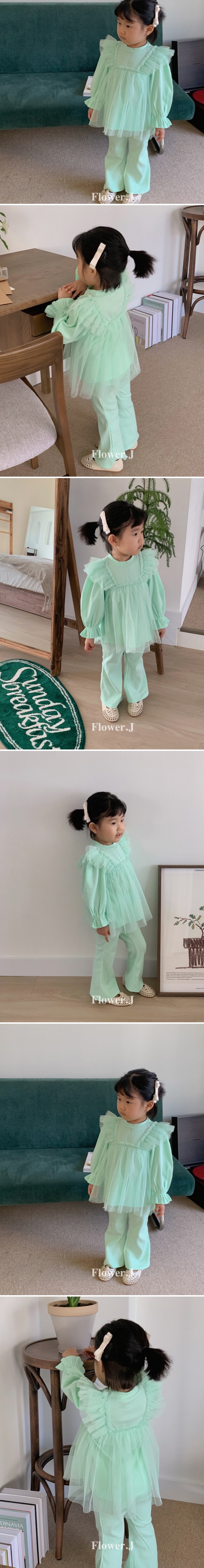 Flower J - Korean Children Fashion - #kidzfashiontrend - Maki Set-up