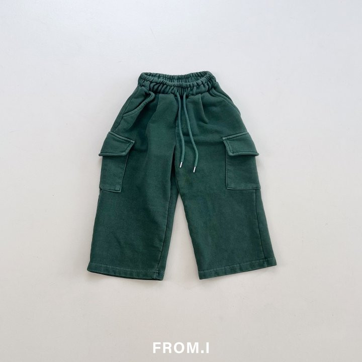 From I - Korean Children Fashion - #kidzfashiontrend - Pigment Cargo Pants - 4