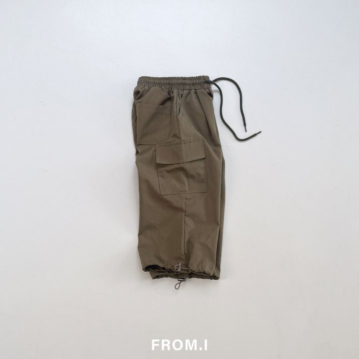 From I - Korean Children Fashion - #Kfashion4kids - Nylon Cargo Pants - 3
