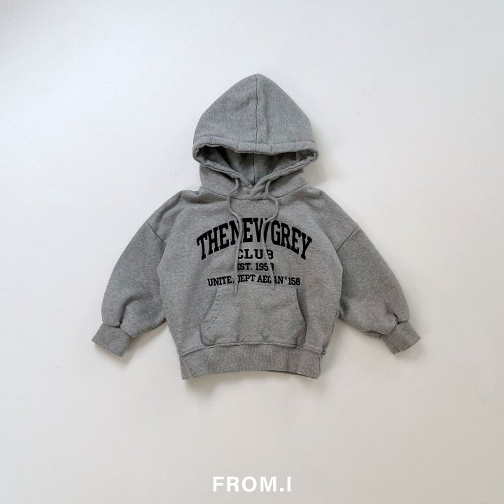 From I - Korean Children Fashion - #Kfashion4kids - New Grey Hoodie - 2