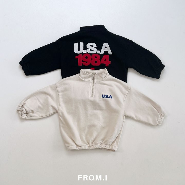 From I - Korean Children Fashion - #Kfashion4kids - Half Zip-up Sweatshirts