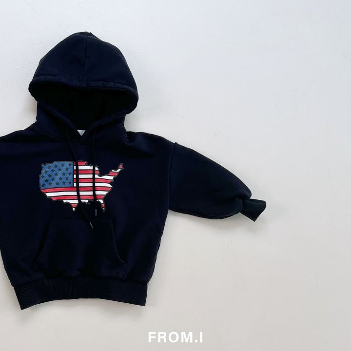 From I - Korean Children Fashion - #Kfashion4kids - America Hoodie - 6