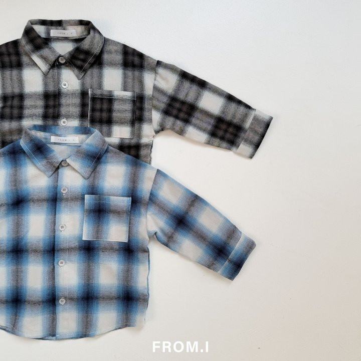 From I - Korean Children Fashion - #Kfashion4kids - Check Shirt - 2