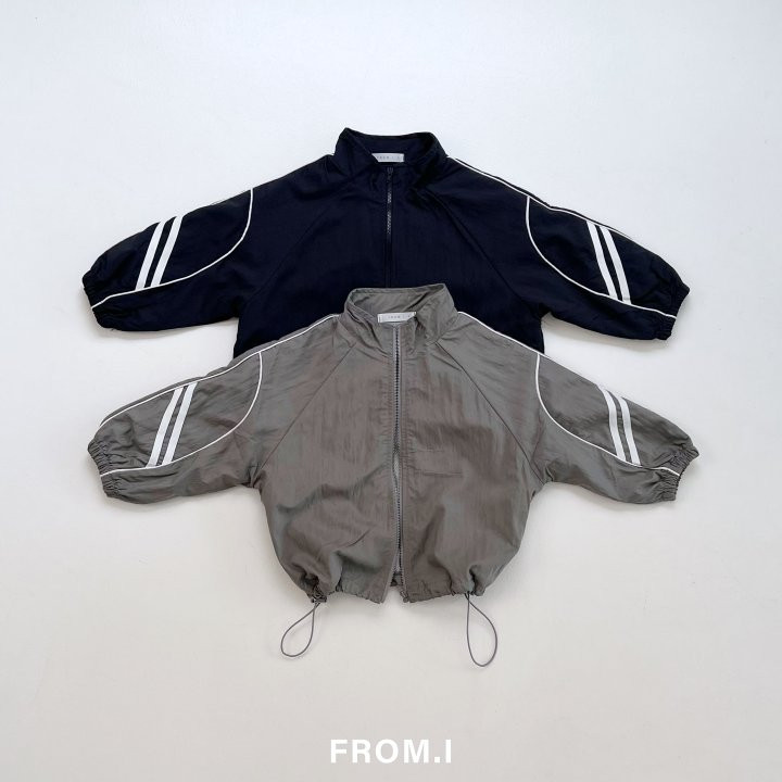 From I - Korean Children Fashion - #Kfashion4kids - Line Track Jumper