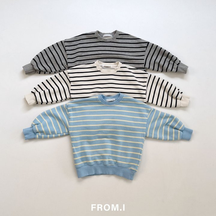 From I - Korean Children Fashion - #childofig - Stripe Sweatshirts