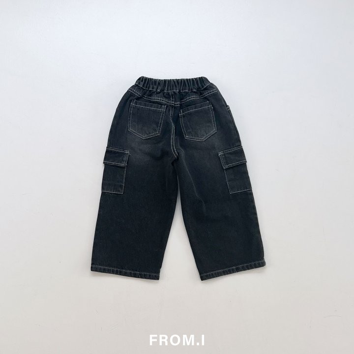 From I - Korean Children Fashion - #childofig - Cargo Denim Pants - 8