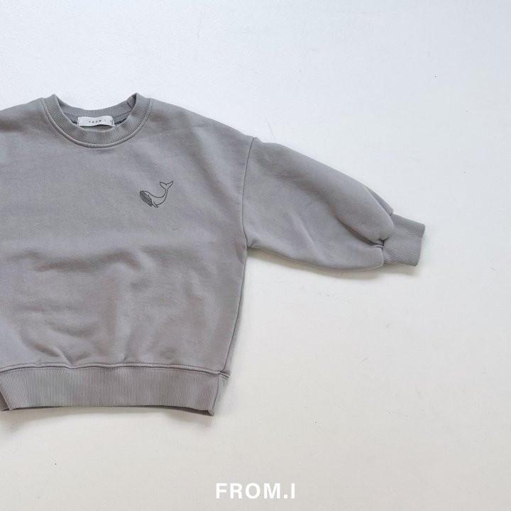 From I - Korean Children Fashion - #childofig - Whale Sweatshirts - 5