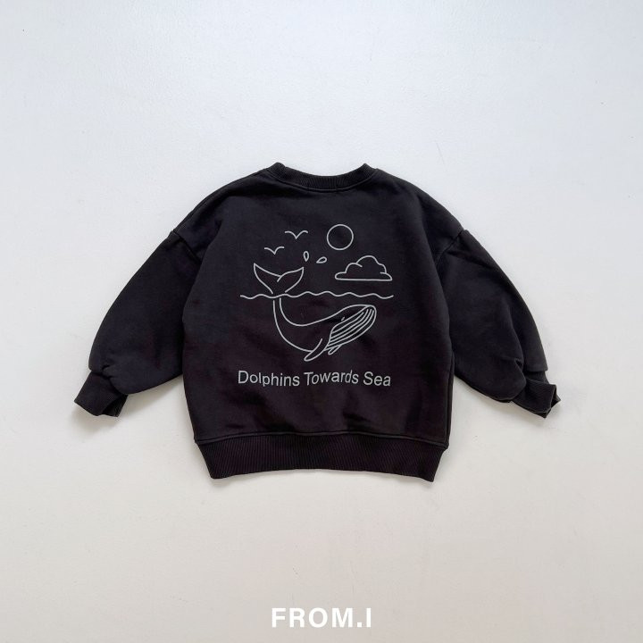 From I - Korean Children Fashion - #childofig - Whale Sweatshirts - 6