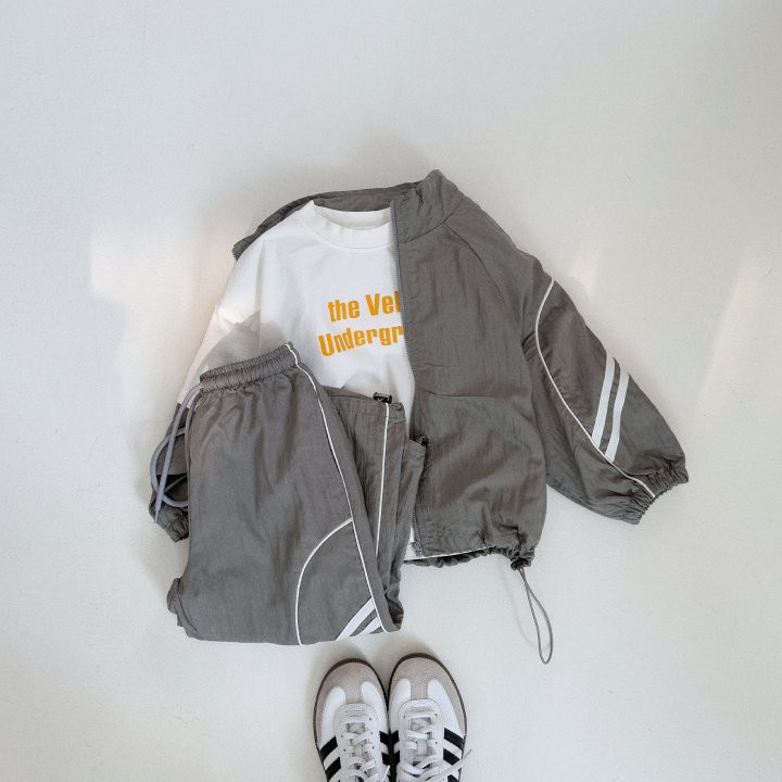From I - Korean Children Fashion - #childofig - Line Track Jumper - 9