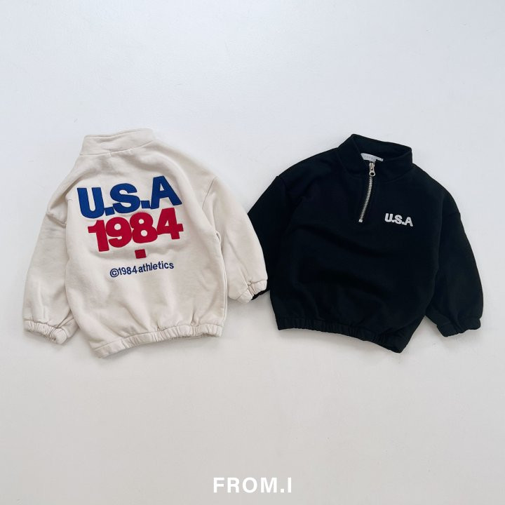 From I - Korean Children Fashion - #childrensboutique - Half Zip-up Sweatshirts - 10