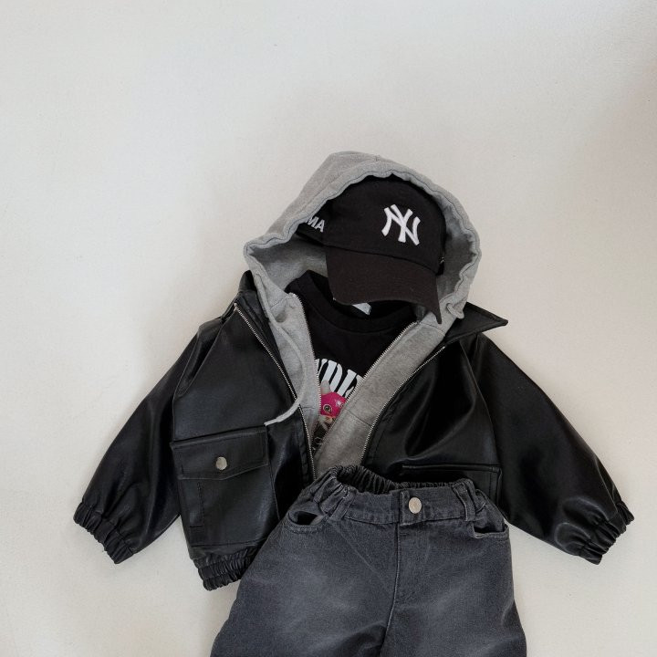 From I - Korean Children Fashion - #designkidswear - Hood Zip-up Jacket - 10