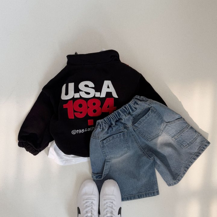 From I - Korean Children Fashion - #discoveringself - Half Zip-up Sweatshirts - 12