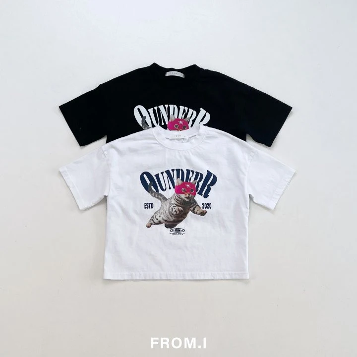 From I - Korean Children Fashion - #discoveringself - Super Cat Tee