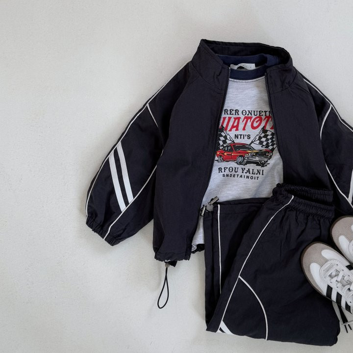 From I - Korean Children Fashion - #fashionkids - Line Track Pants - 12