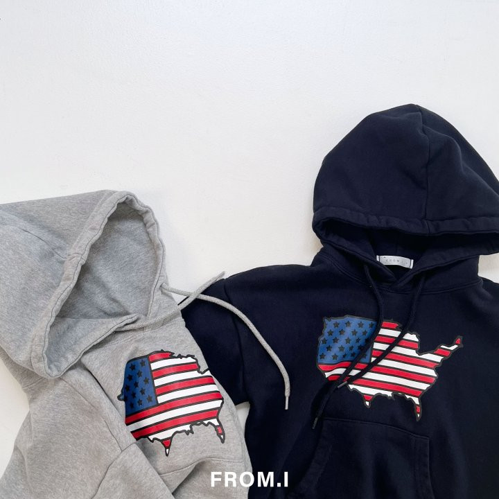 From I - Korean Children Fashion - #kidsshorts - America Hoodie - 3