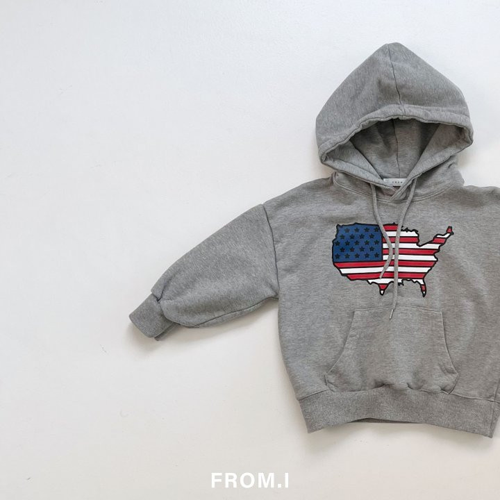From I - Korean Children Fashion - #kidsshorts - America Hoodie - 4