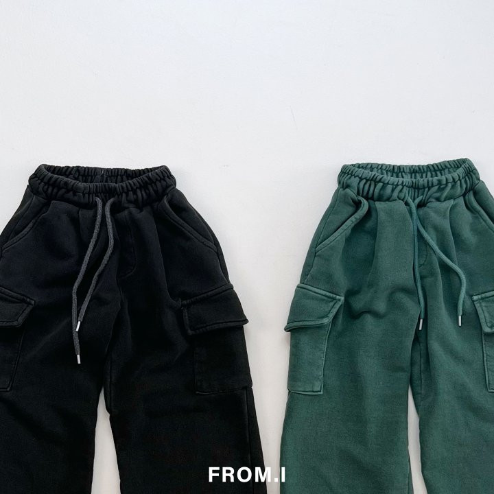From I - Korean Children Fashion - #kidzfashiontrend - Pigment Cargo Pants - 3