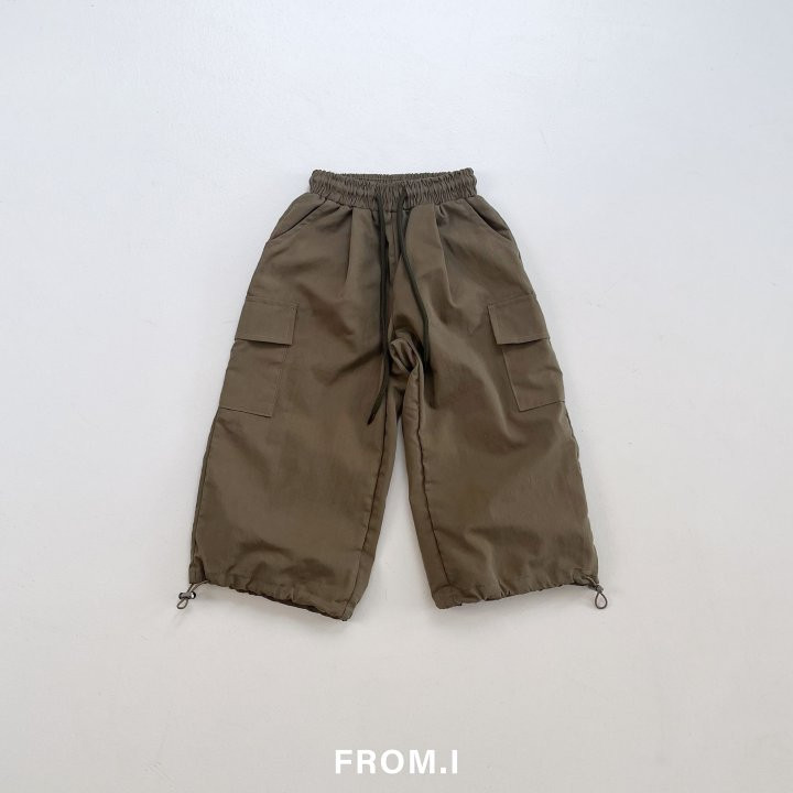 From I - Korean Children Fashion - #kidzfashiontrend - Nylon Cargo Pants - 2
