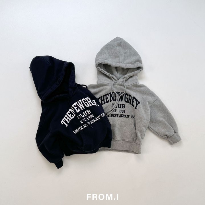 From I - Korean Children Fashion - #kidzfashiontrend - New Grey Hoodie