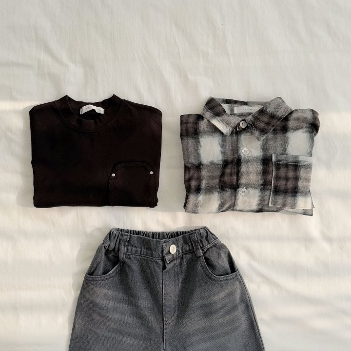 From I - Korean Children Fashion - #kidzfashiontrend - Pocket Tee - 9