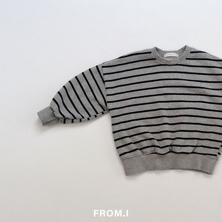 From I - Korean Children Fashion - #kidzfashiontrend - Stripe Sweatshirts - 8
