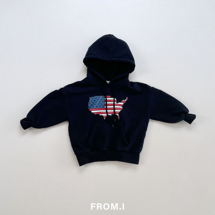 From I - Korean Children Fashion - #kidzfashiontrend - America Hoodie - 5