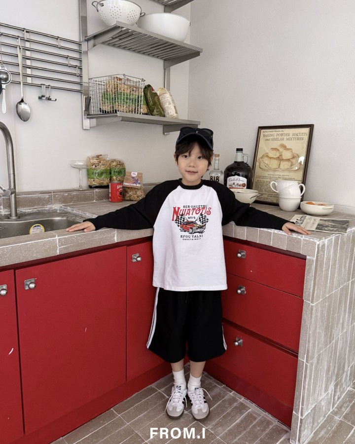 From I - Korean Children Fashion - #kidzfashiontrend - Racer Raglan Tee - 12