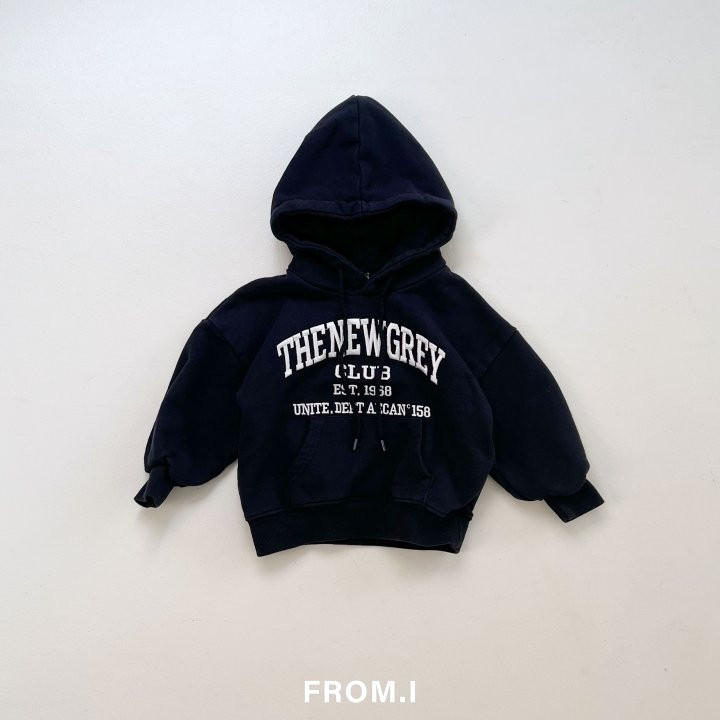 From I - Korean Children Fashion - #littlefashionista - New Grey Hoodie - 3