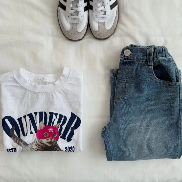 From I - Korean Children Fashion - #littlefashionista - Super Cat Tee - 7