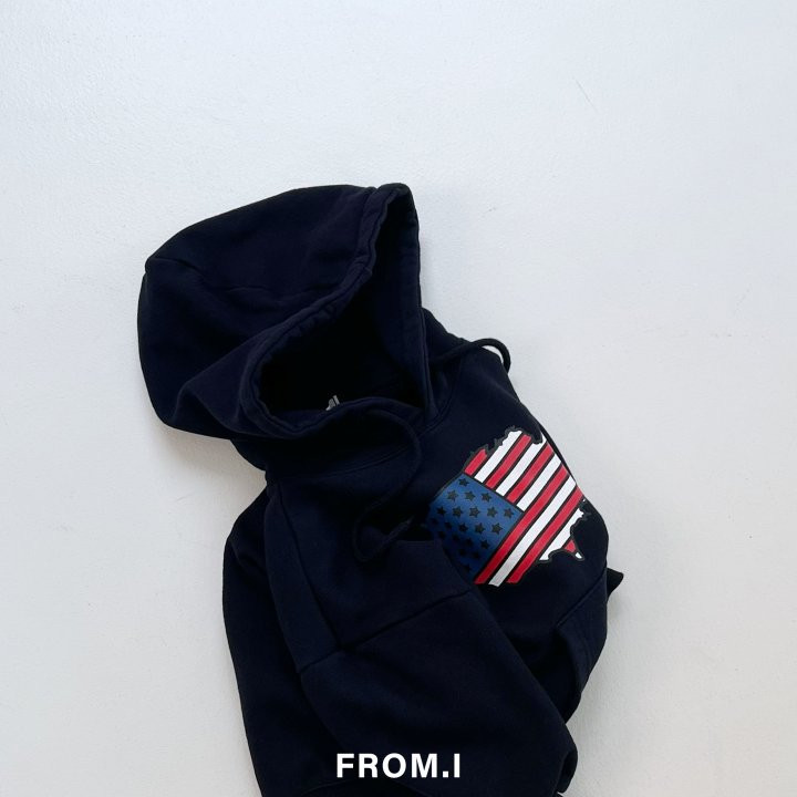 From I - Korean Children Fashion - #littlefashionista - America Hoodie - 7