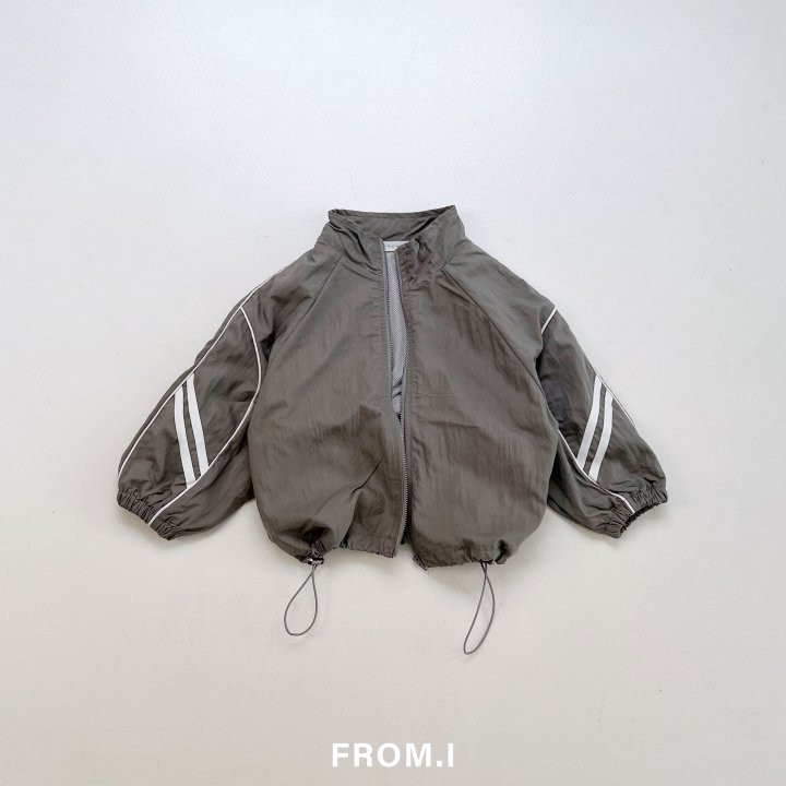 From I - Korean Children Fashion - #littlefashionista - Line Track Jumper - 2