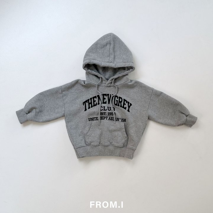 From I - Korean Children Fashion - #littlefashionista - New Grey Hoodie - 4