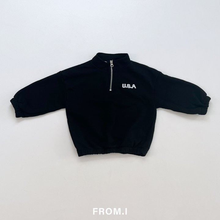 From I - Korean Children Fashion - #magicofchildhood - Half Zip-up Sweatshirts - 3