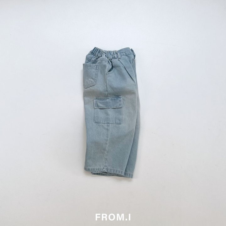 From I - Korean Children Fashion - #littlefashionista - Cargo Denim Pants - 4