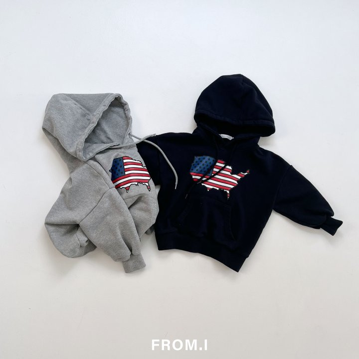 From I - Korean Children Fashion - #magicofchildhood - America Hoodie - 8