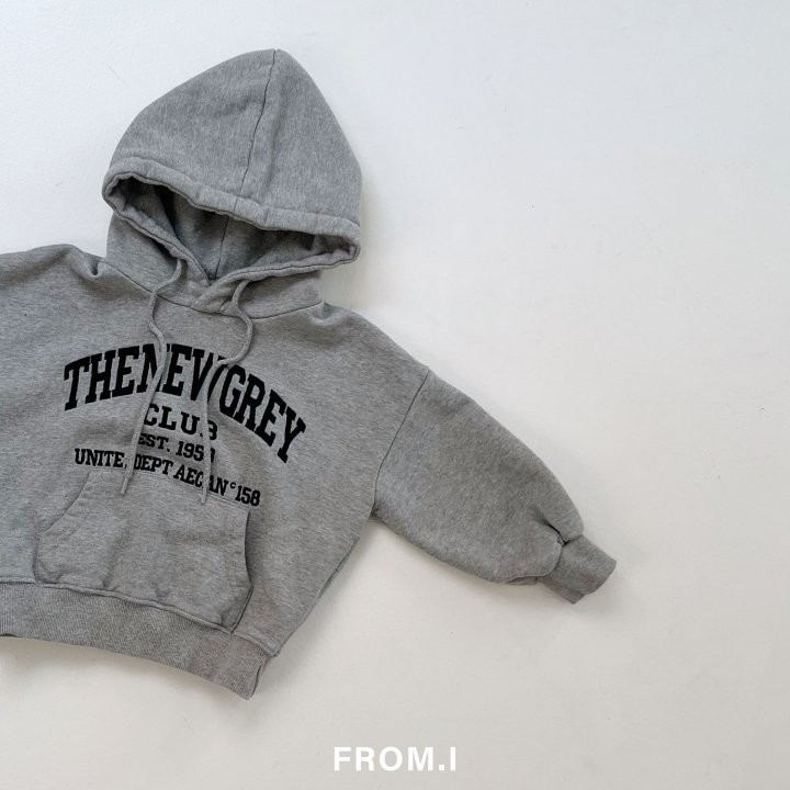From I - Korean Children Fashion - #minifashionista - New Grey Hoodie - 5
