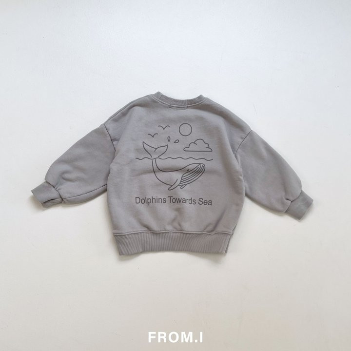 From I - Korean Children Fashion - #minifashionista - Whale Sweatshirts - 3