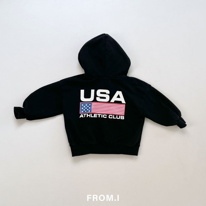 From I - Korean Children Fashion - #prettylittlegirls - USA Hoodie - 9