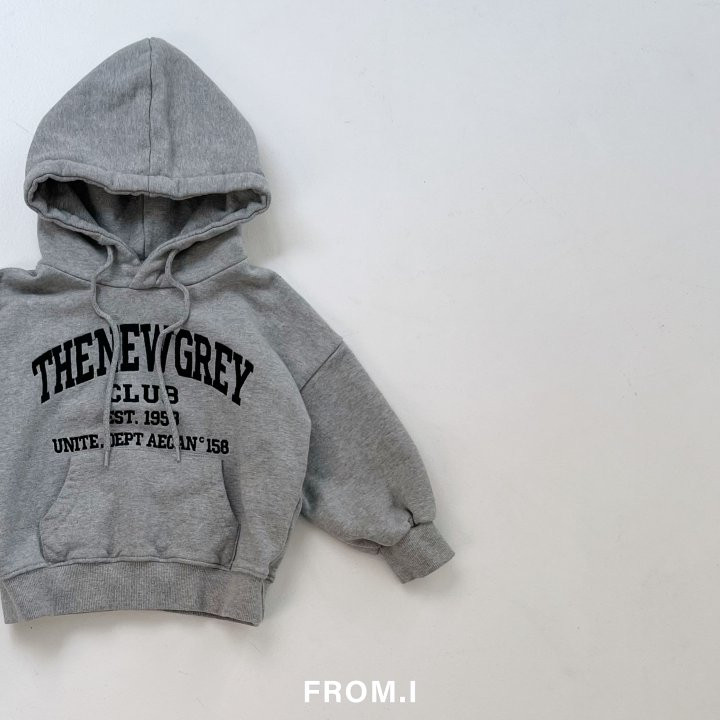 From I - Korean Children Fashion - #prettylittlegirls - New Grey Hoodie - 6