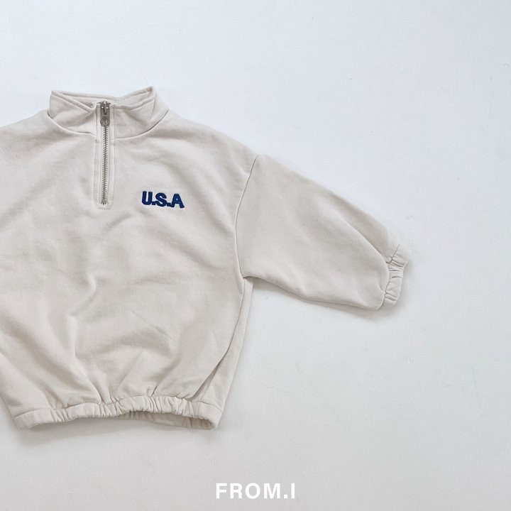 From I - Korean Children Fashion - #stylishchildhood - Half Zip-up Sweatshirts - 8