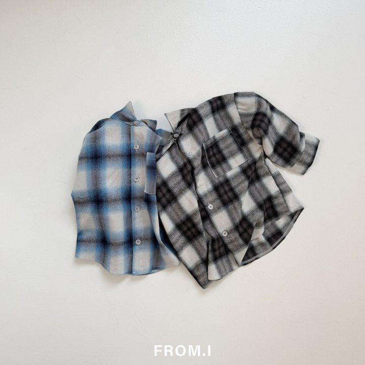From I - Korean Children Fashion - #stylishchildhood - Check Shirt - 9