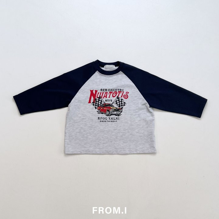 From I - Korean Children Fashion - #toddlerclothing - Racer Raglan Tee - 4