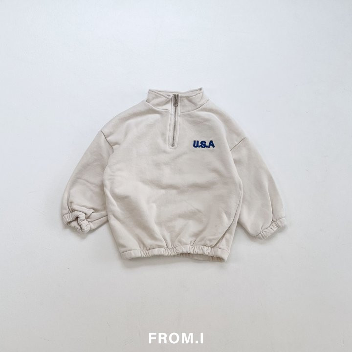 From I - Korean Children Fashion - #todddlerfashion - Half Zip-up Sweatshirts - 6