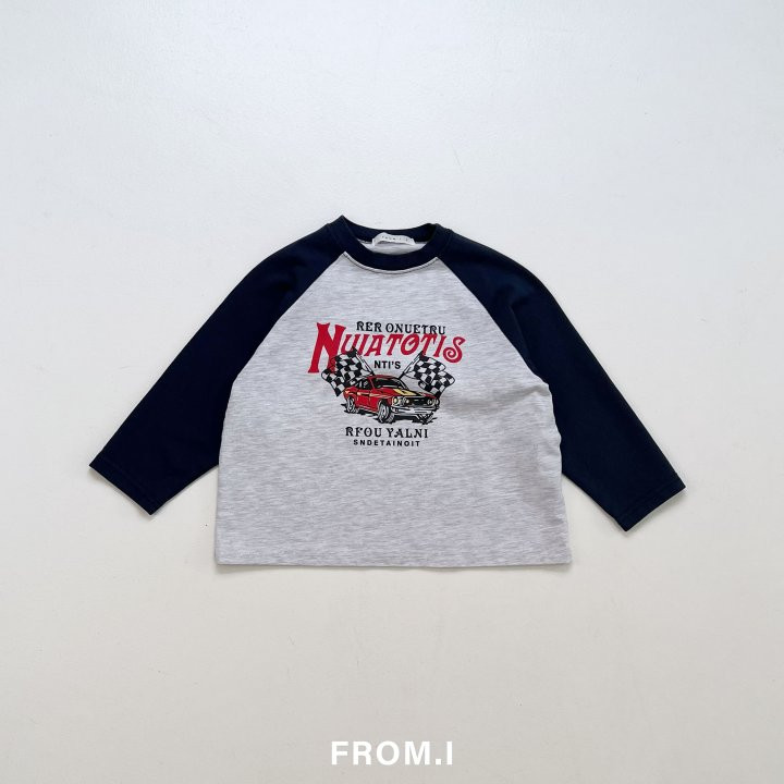 From I - Korean Children Fashion - #todddlerfashion - Racer Raglan Tee - 2