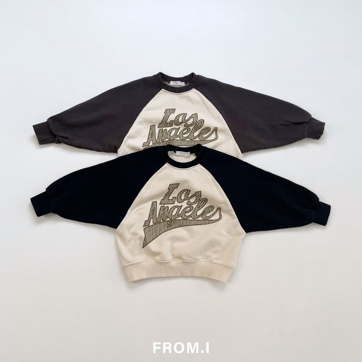 From I - Korean Children Fashion - #toddlerclothing - LA Raglan Sweatshirts
