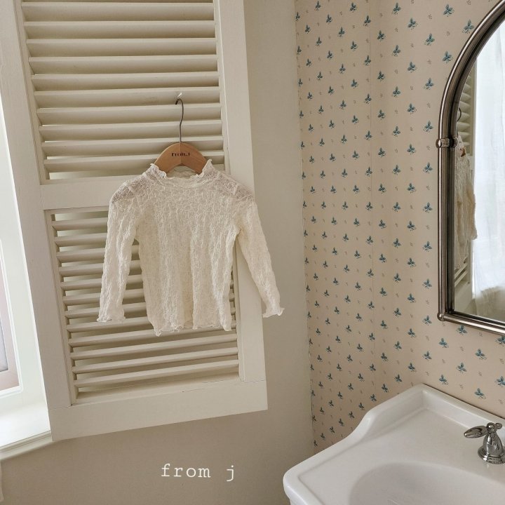From J - Korean Baby Fashion - #babyboutique - Lace Tee - 2